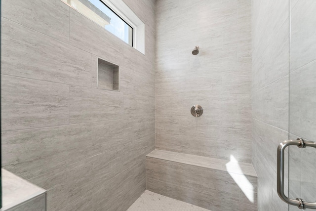 28 W Queen Palm Dr, Inlet Beach, FL 32461 - bathroom featuring tiled shower