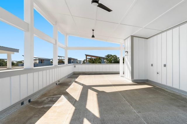 28 W Queen Palm Dr, Inlet Beach, FL 32461 - view of patio / terrace featuring ceiling fan