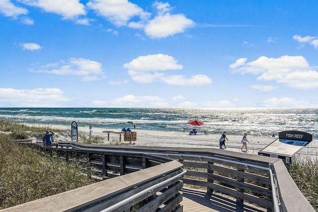 28 W Queen Palm Dr, Inlet Beach, FL 32461 - water view featuring nearby beach