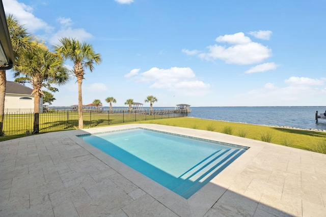 31 Driftwood Ct, Santa Rosa Beach, FL 32459 - view of pool featuring a water view and a patio area