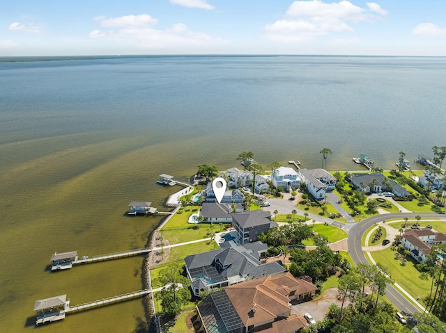 31 Driftwood Ct, Santa Rosa Beach, FL 32459 - aerial perspective of suburban area featuring a nearby body of water