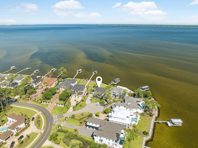 31 Driftwood Ct, Santa Rosa Beach, FL 32459 - aerial overview of property's location with a large body of water and nearby suburban area