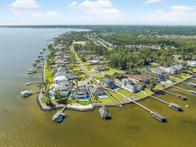 31 Driftwood Ct, Santa Rosa Beach, FL 32459 - aerial overview of property's location with a nearby body of water and nearby suburban area