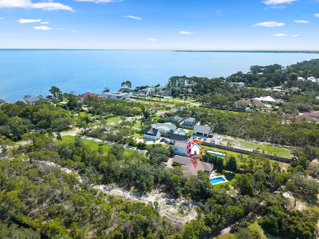 497 Walton Way, Miramar Beach, FL 32550 - aerial view of a nearby body of water and a tree filled landscape
