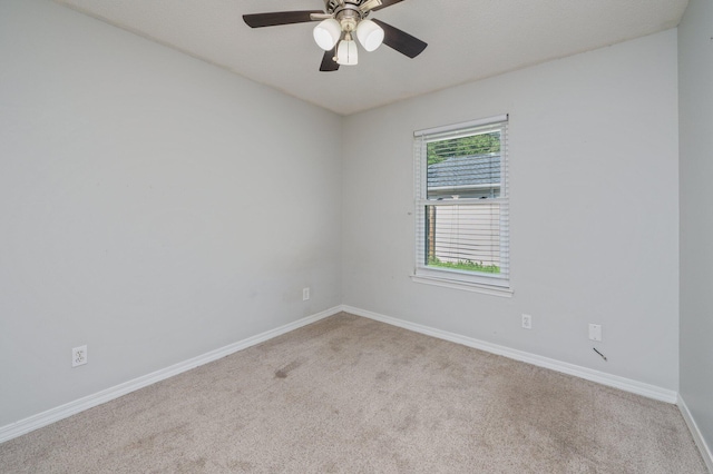 8562 Vehlin Ct, Navarre, FL 32566 - carpeted spare room with a ceiling fan and baseboards