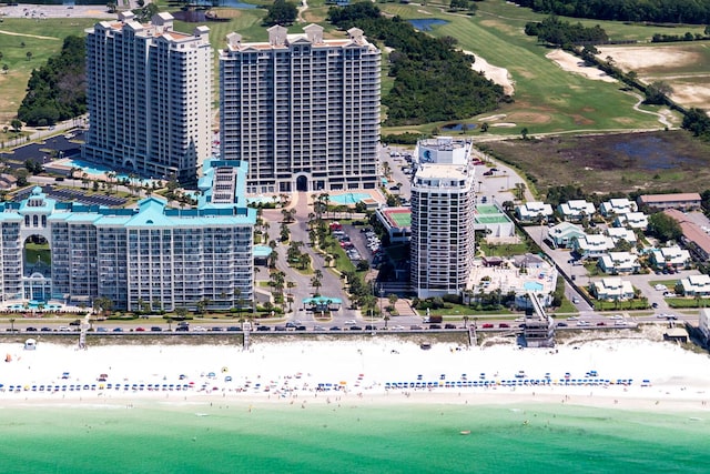 1096 Scenic Gulf Dr Unit 311, Miramar Beach, FL 32550 - bird's eye view of waterfront with a beach