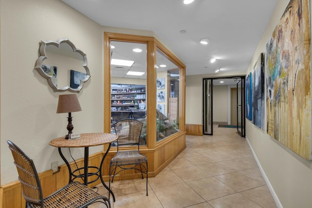 1096 Scenic Gulf Dr Unit 311, Miramar Beach, FL 32550 - hallway with recessed lighting and light tile patterned floors