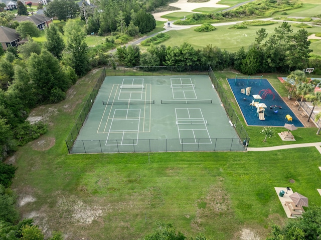 180 Gulf Pines Ct, Freeport, FL 32439 - bird's eye view of a local golf course