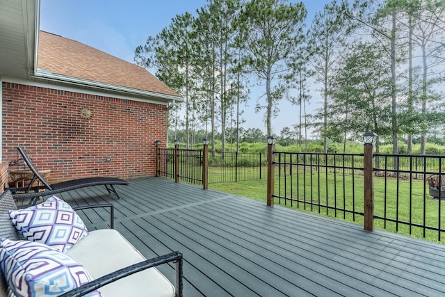 180 Gulf Pines Ct, Freeport, FL 32439 - view of wooden terrace