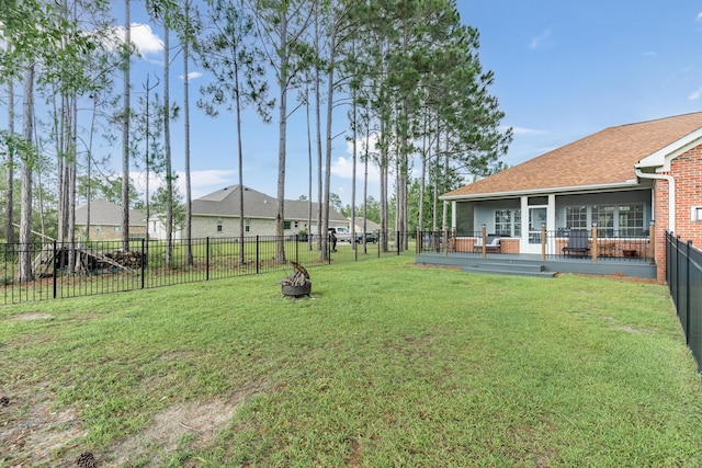 180 Gulf Pines Ct, Freeport, FL 32439 - view of fenced backyard