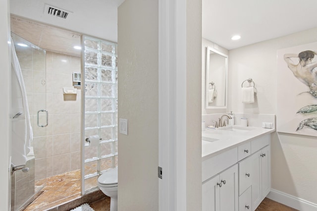 114 Mainsail Dr Unit 143, Miramar Beach, FL 32550 - full bathroom featuring a stall shower, double vanity, and recessed lighting