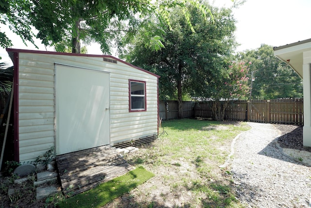 52 NE Iowa Dr, Fort Walton Beach, FL 32548 - fenced backyard featuring a shed