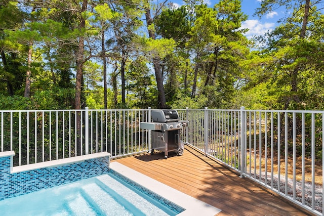 213 Spotted Dolphin Rd, Santa Rosa Beach, FL 32459 - deck featuring a grill