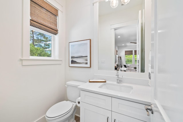 213 Spotted Dolphin Rd, Santa Rosa Beach, FL 32459 - half bath featuring toilet and vanity