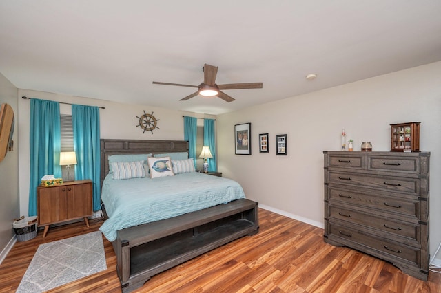 337 Peggy Dr, Crestview, FL 32536 - bedroom featuring wood finished floors and ceiling fan