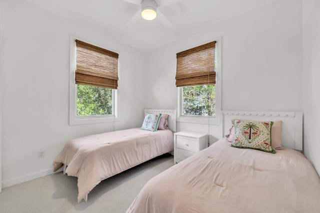 69 Lake Pointe Dr, Santa Rosa Beach, FL 32459 - bedroom with carpet flooring and a ceiling fan