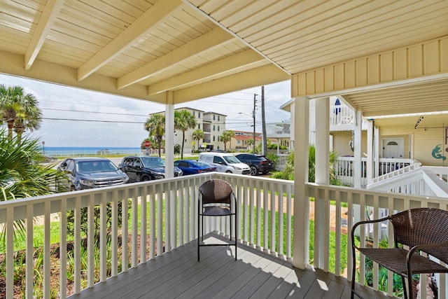 3705 E Old Highway 98 # 6, Destin, FL 32541 - view of wooden porch