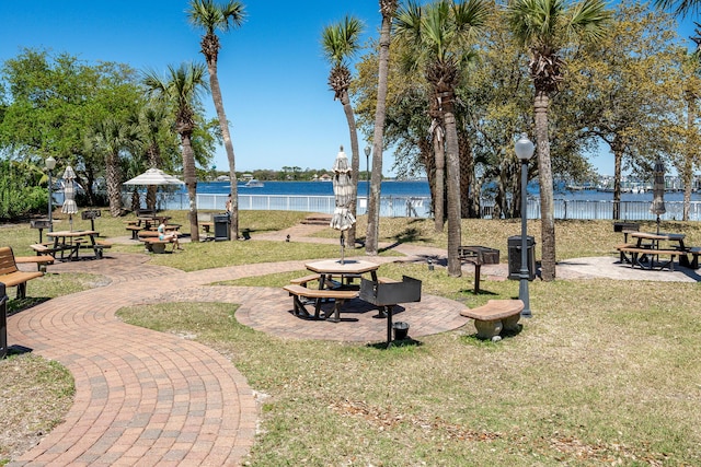 1517 SW Miracle Strip Pkwy Unit 309, Fort Walton Beach, FL 32548 - view of home's community featuring a water view and a patio