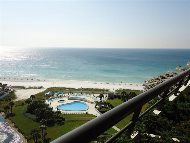 291 Scenic Gulf Dr Unit 1401, Miramar Beach, FL 32550 - water view featuring local beach