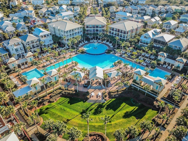 192 E Blue Crab Loop, Inlet Beach, FL 32461 - bird's eye view of a pool