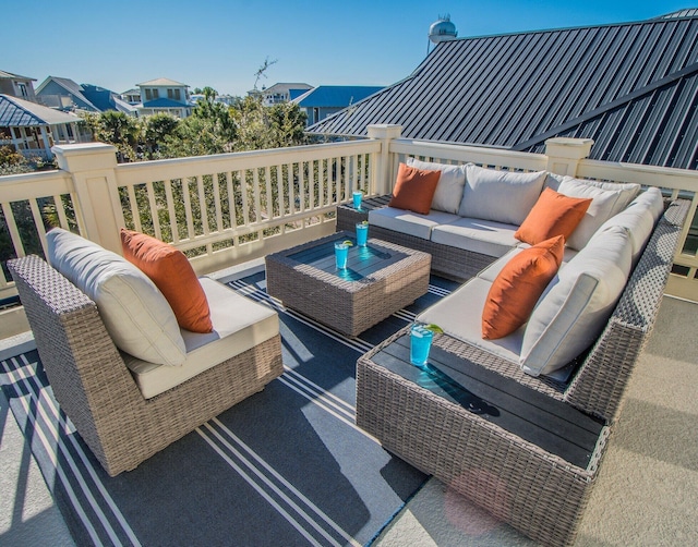 192 E Blue Crab Loop, Inlet Beach, FL 32461 - view of patio featuring an outdoor hangout area