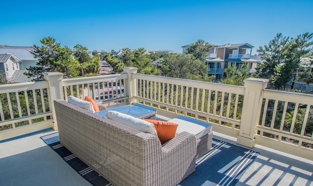192 E Blue Crab Loop, Inlet Beach, FL 32461 - deck featuring a residential view