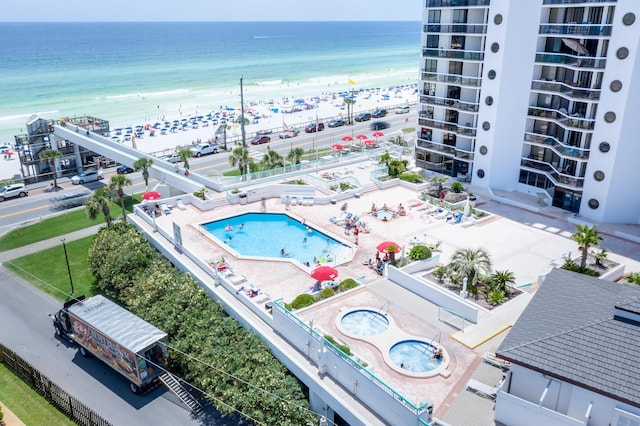 1096 Scenic Gulf Dr Unit 1512, Miramar Beach, FL 32550 - bird's eye view of a pool and extended coastline
