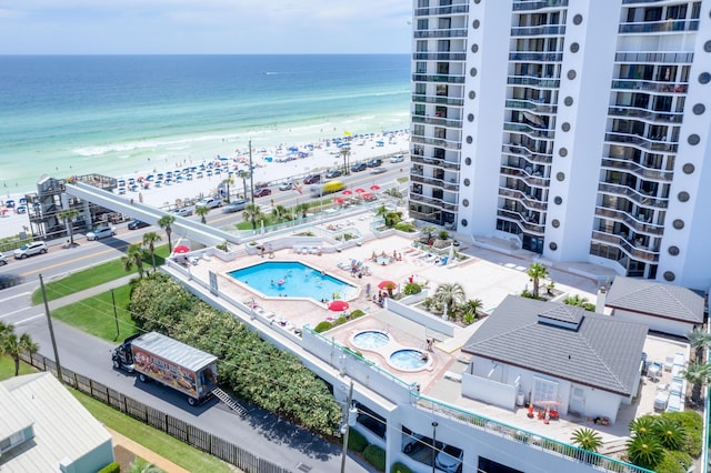 1096 Scenic Gulf Dr Unit 1512, Miramar Beach, FL 32550 - aerial view of unending shoreline and apartment complex / building