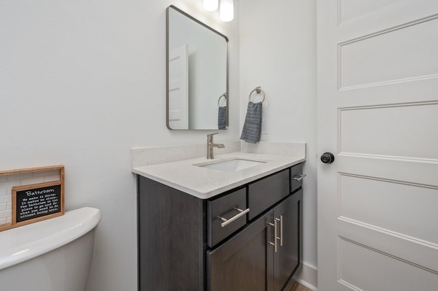 2940 Mccarty Ave, Crestview, FL 32539 - half bath with vanity and toilet