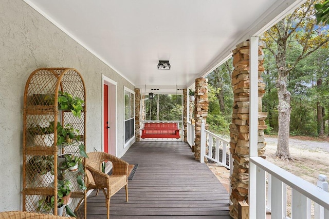 107 Shell Dr, Crestview, FL 32536 - view of wooden porch