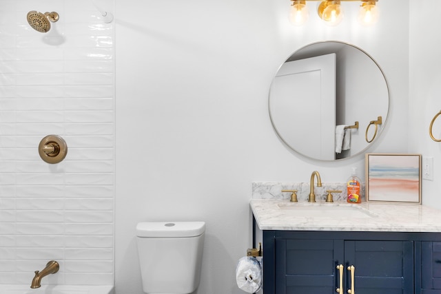 431 Linkside Cir, Miramar Beach, FL 32550 - bathroom featuring vanity and a shower
