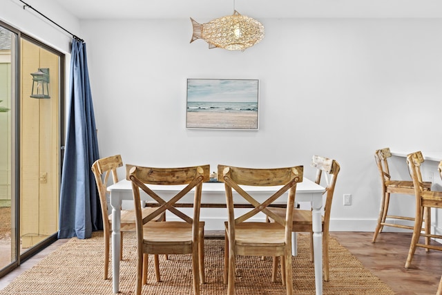 431 Linkside Cir, Miramar Beach, FL 32550 - dining space with wood finished floors