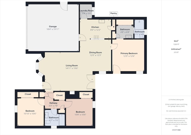 422 John King Rd, Crestview, FL 32539 - view of property floor plan