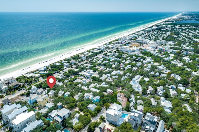 54 Roberts Way, Santa Rosa Beach, FL 32459 - aerial view of property and surrounding area featuring expansive beach