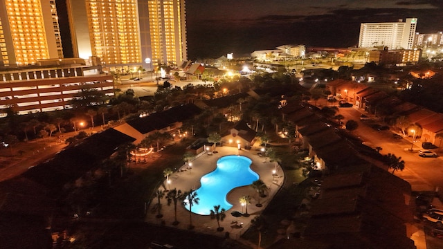 134 Damon Cir Unit Q, Panama City Beach, FL 32407 - city view featuring a view of city lights