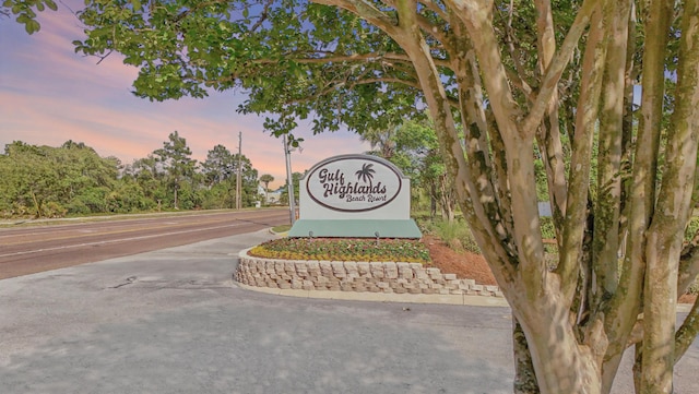 134 Damon Cir Unit Q, Panama City Beach, FL 32407 - community / neighborhood sign featuring driveway