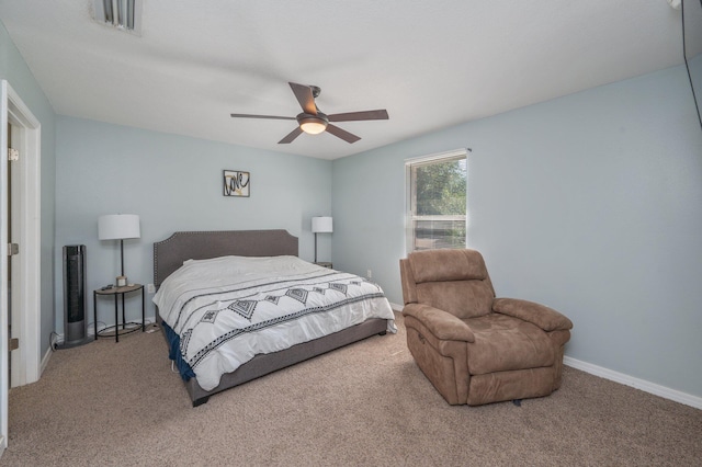 80 Azalea Trce, Defuniak Springs, FL 32433 - bedroom with carpet floors and a ceiling fan
