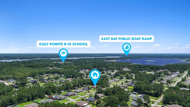 7478 Brevard St, Navarre, FL 32566 - aerial perspective of suburban area
