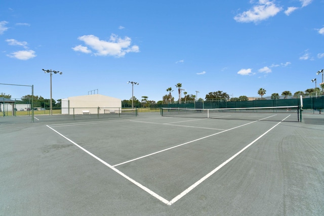 7478 Brevard St, Navarre, FL 32566 - view of tennis court