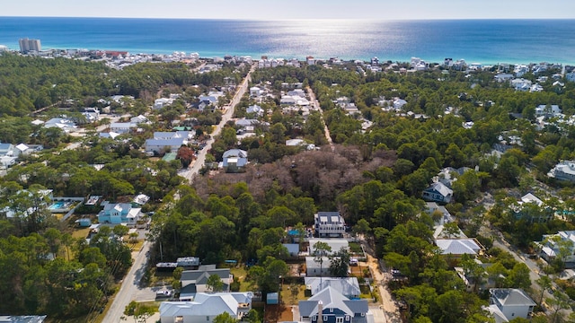 115 N Barcelona Ave, Santa Rosa Beach, FL 32459 - aerial view of property's location featuring a nearby body of water and nearby suburban area