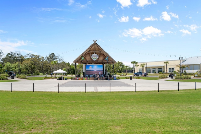 8546 Dreams Float Ct, Panama City Beach, FL 32413 - view of home's community featuring a gazebo and a lawn