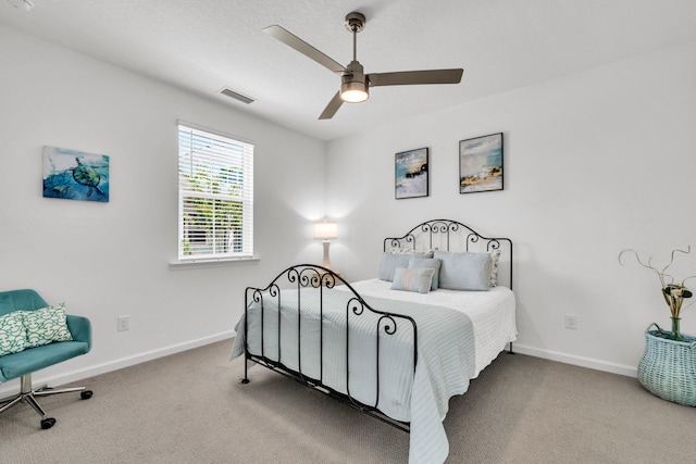 8546 Dreams Float Ct, Panama City Beach, FL 32413 - bedroom with carpet floors and ceiling fan