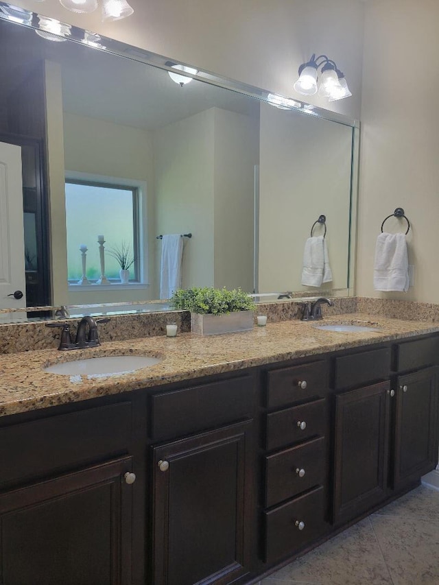 114 S Knightsbridge Ct, Santa Rosa Beach, FL 32459 - bathroom featuring double vanity and tile patterned floors