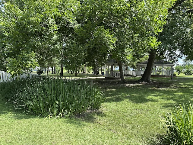 308 S Depot St, Bonifay, FL 32425 - view of yard featuring a gazebo
