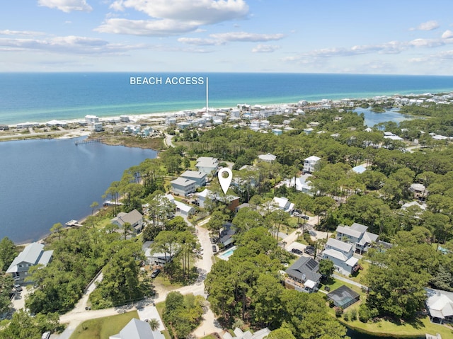 129 Oyster Lake Dr, Santa Rosa Beach, FL 32459 - view of property location featuring a nearby body of water and nearby suburban area
