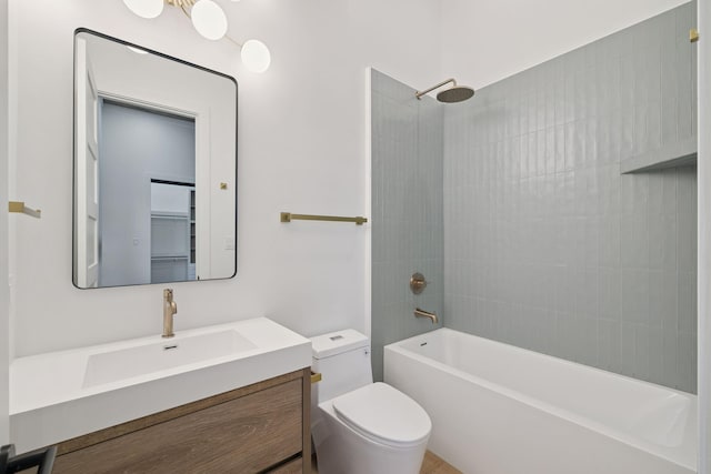 129 Oyster Lake Dr, Santa Rosa Beach, FL 32459 - full bathroom with tub / shower combination and vanity