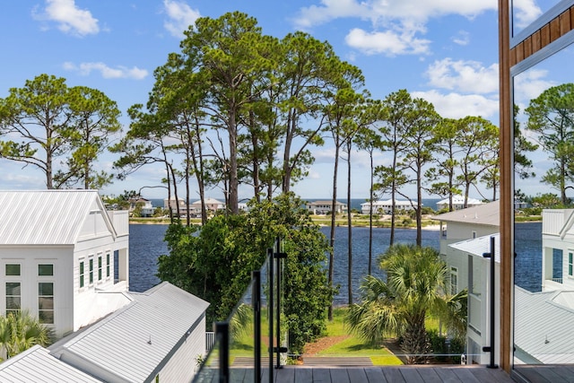 129 Oyster Lake Dr, Santa Rosa Beach, FL 32459 - water view featuring nearby suburban area