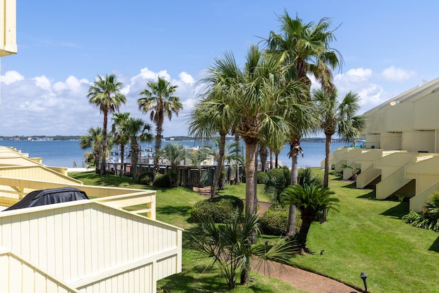 8520 Gulf Blvd Unit 29, Navarre, FL 32566 - view of green lawn with a water view