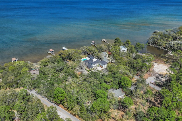 20 Adair Ln, Santa Rosa Beach, FL 32459 - aerial view of property and surrounding area featuring a large body of water