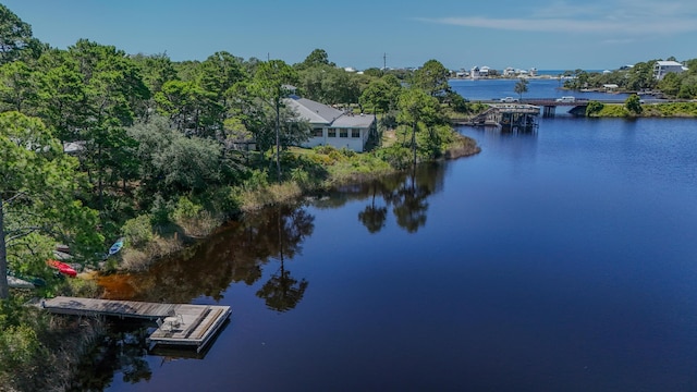 34 Herons Watch Way Unit 1202, Santa Rosa Beach, FL 32459 - water view featuring a floating dock